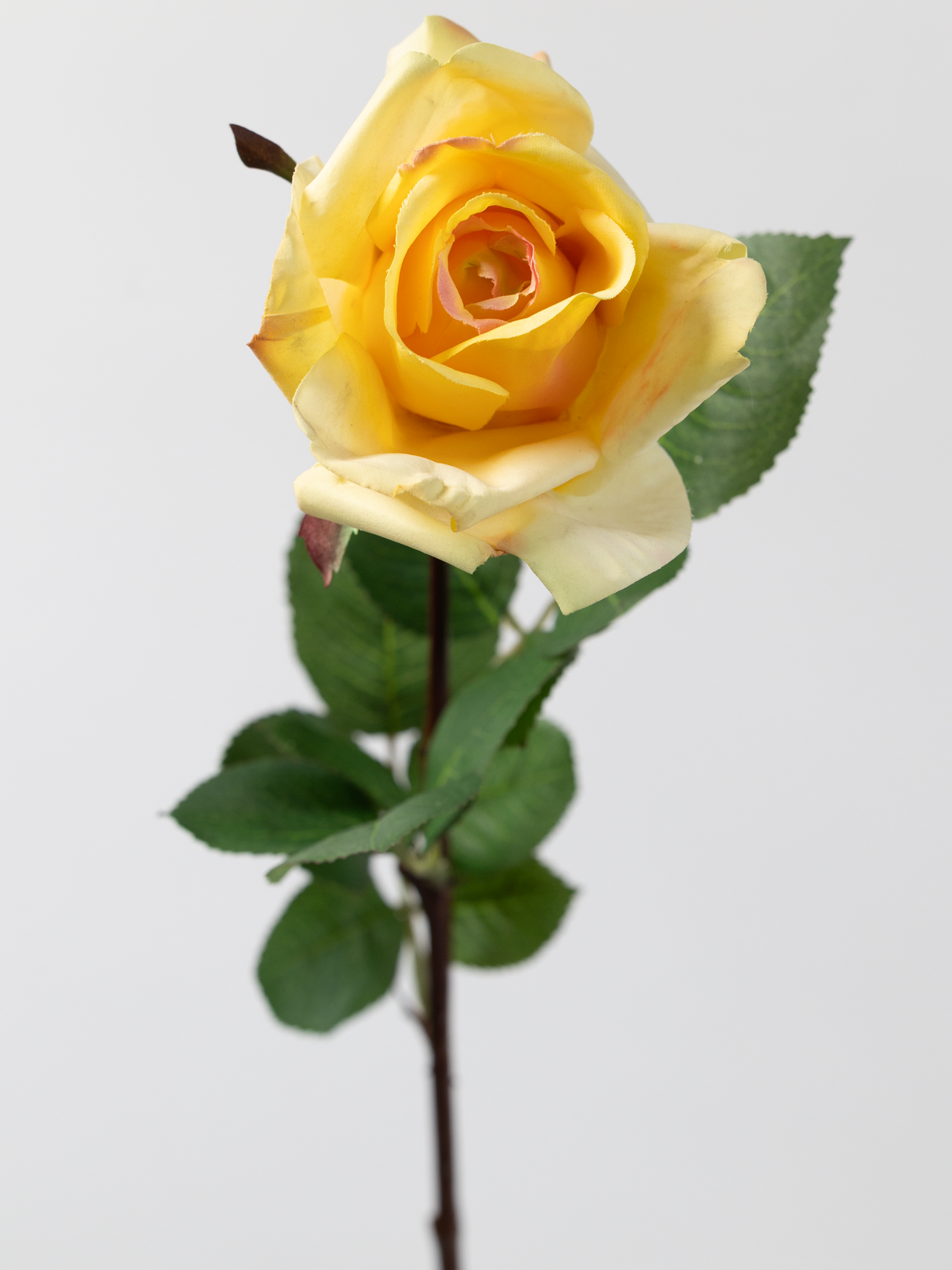 Artificial Rose in Yellow