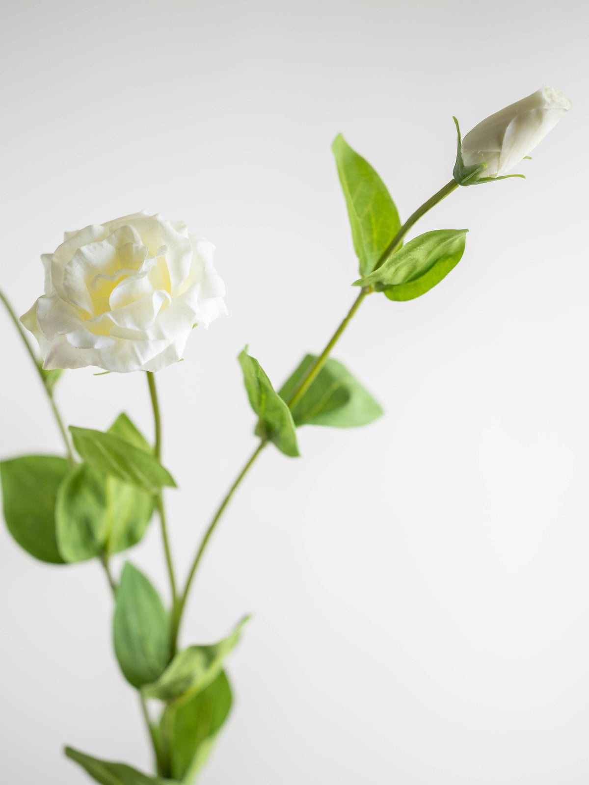 Real Touch White Lisianthus Flower