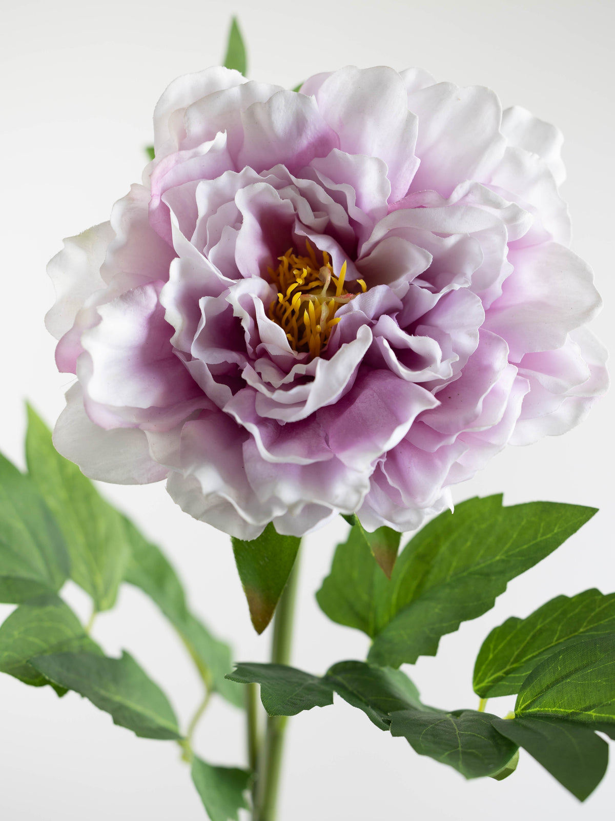 Real Touch Purple and White Peony