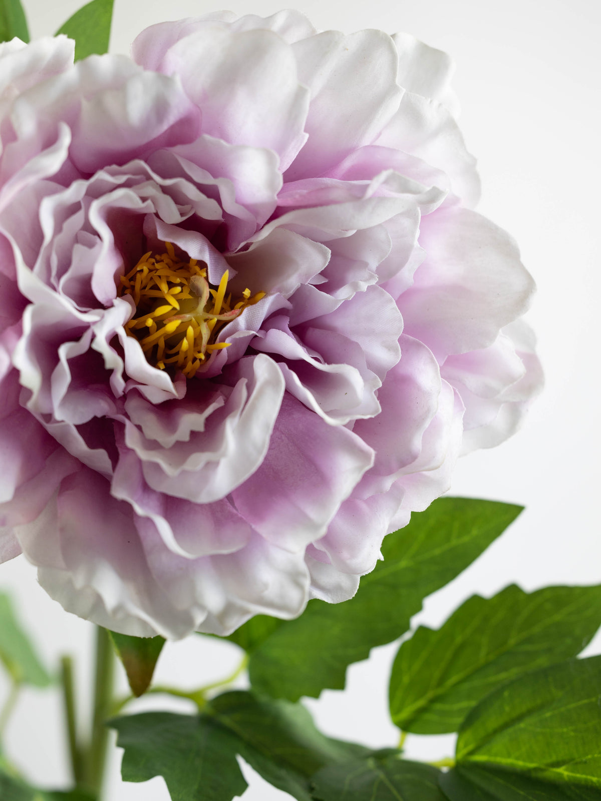 Real Touch Purple and White Peony