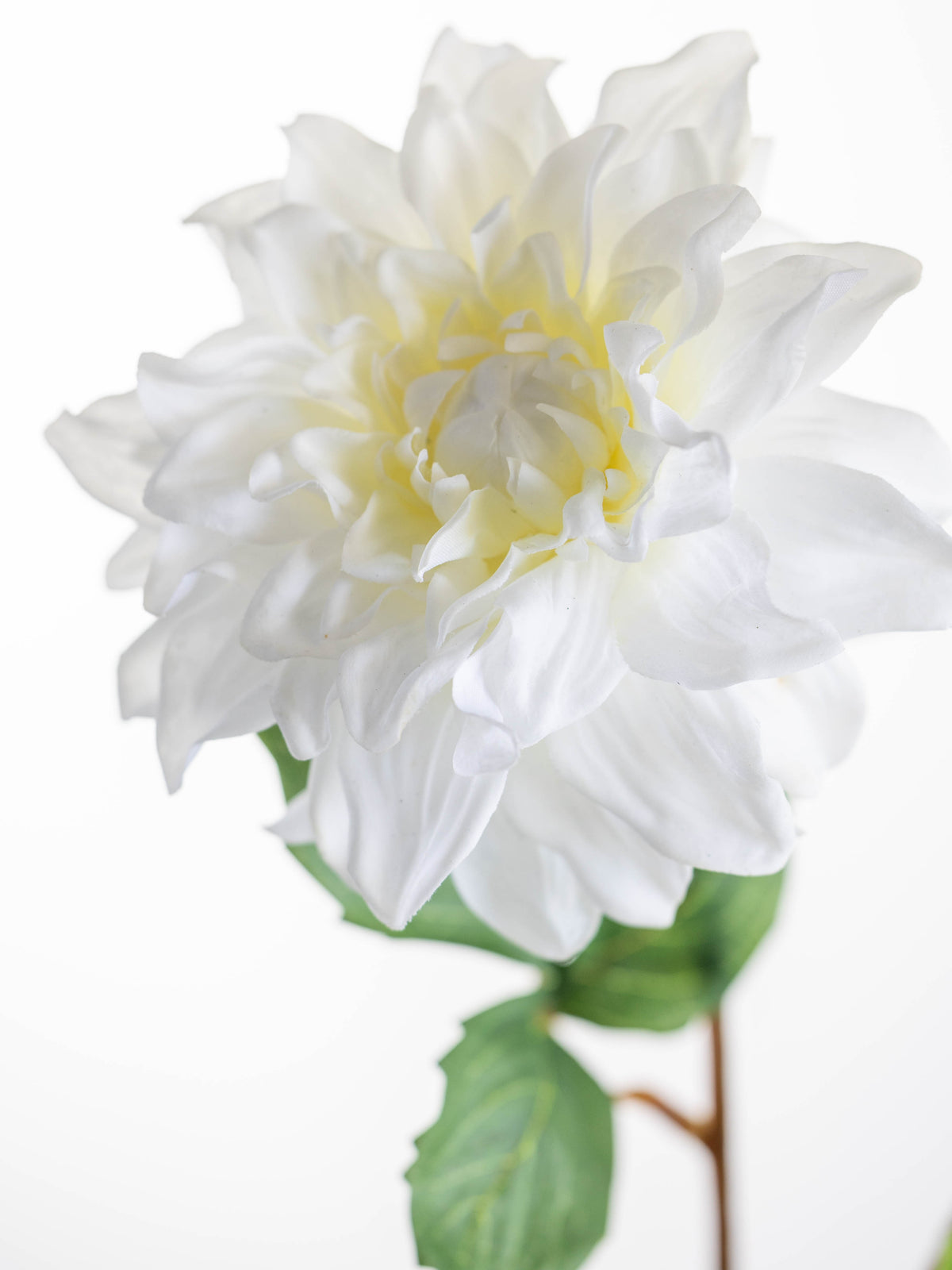 Real Touch White Dahlia